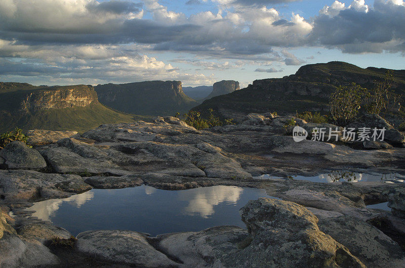 Table Mountains Lencois Chapada Diamantina国家公园巴伊亚巴西